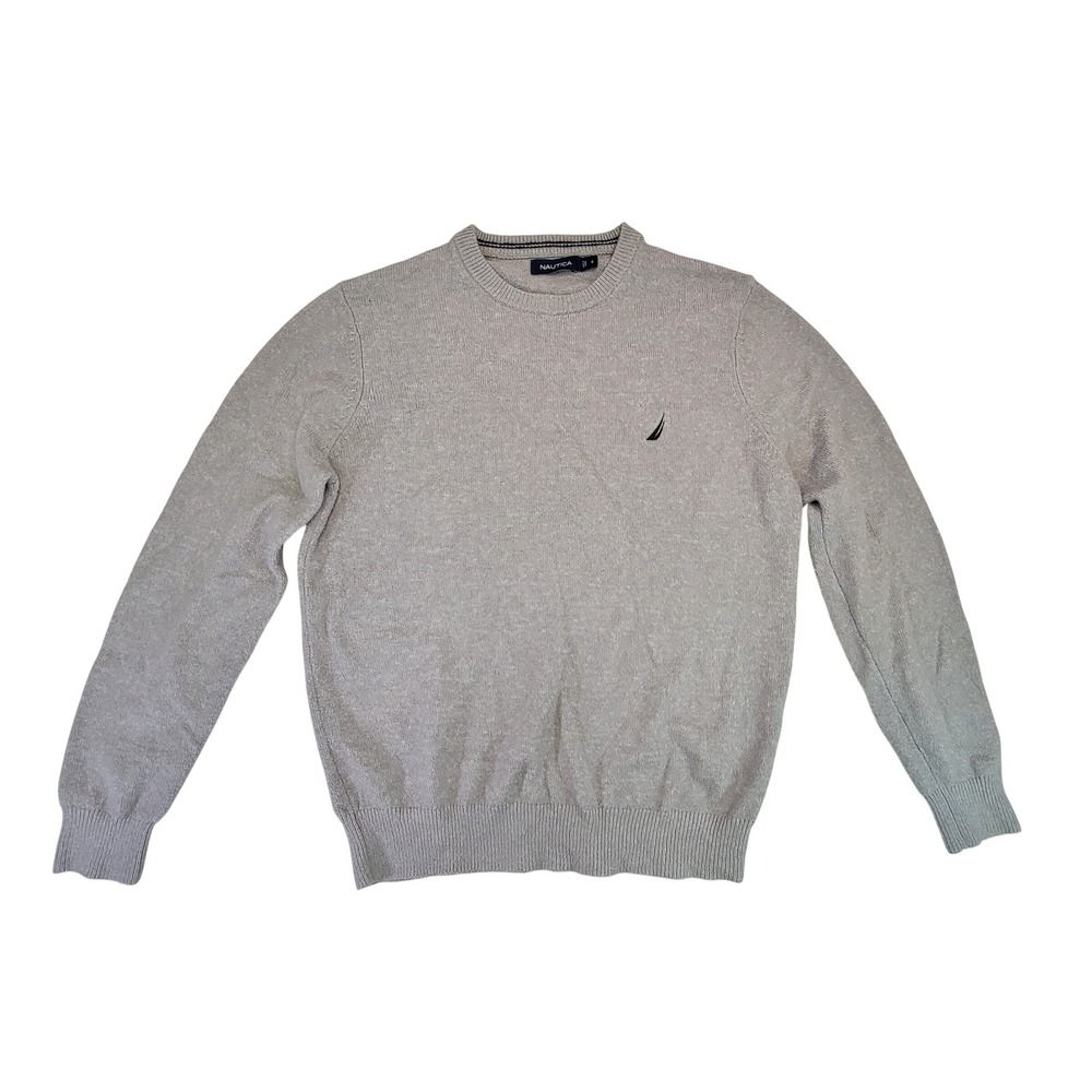 Nautica Mens Crewneck Sweater Pullover Lightweight Long Sleeve Knit Top S